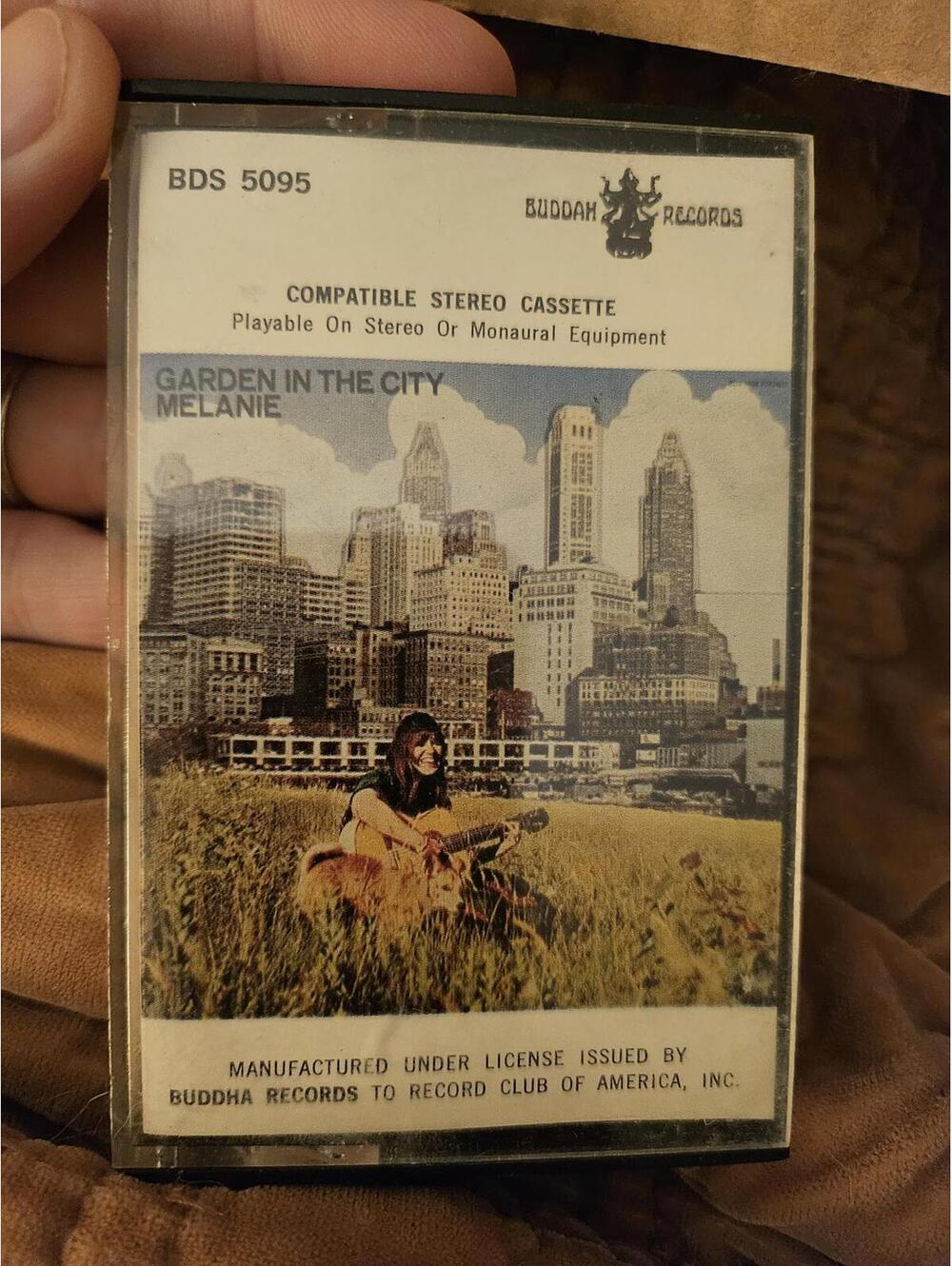 Melanie- garden in the city - VERY RARE record club original vintage cassette NM